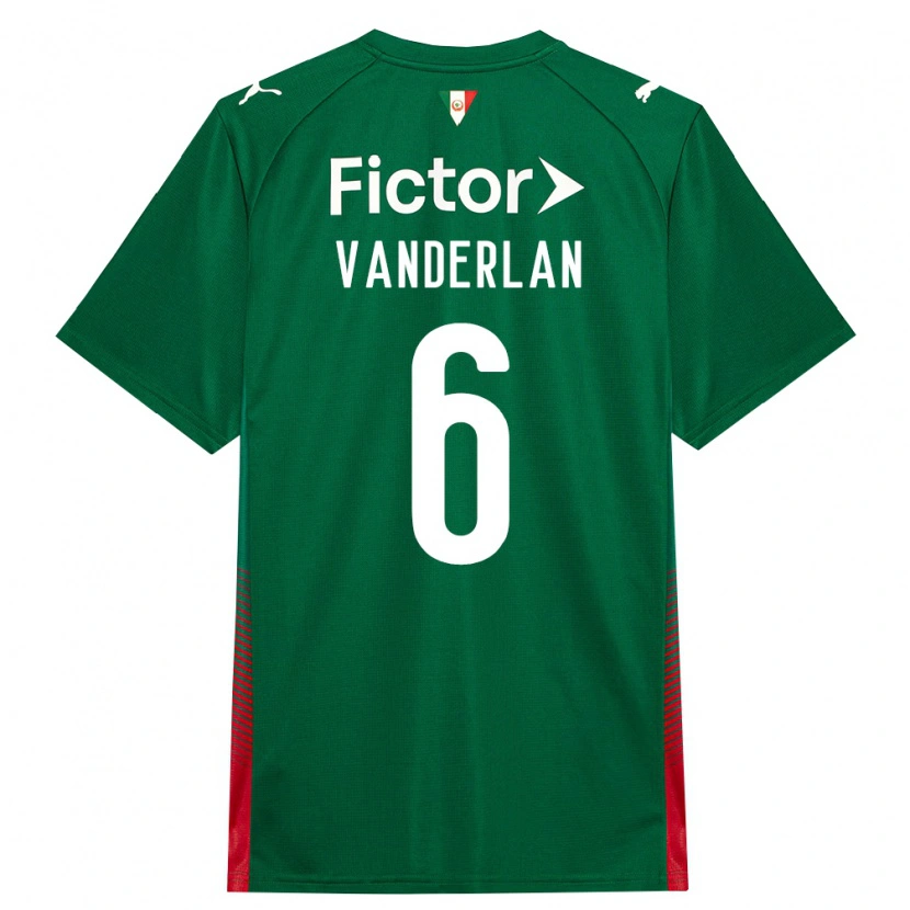 Danxen Herren Vanderlan #6 Grün Rot Weiß Heimtrikot Trikot 2026/27 T-Shirt Österreich