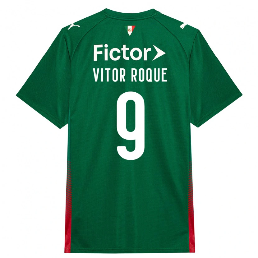 Danxen Herren Vitor Roque #9 Grün Rot Weiß Heimtrikot Trikot 2026/27 T-Shirt Österreich