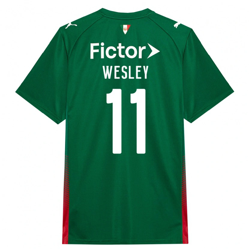 Danxen Herren Wesley #11 Grün Rot Weiß Heimtrikot Trikot 2026/27 T-Shirt Österreich