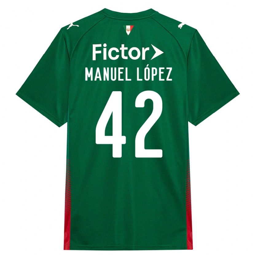 Danxen Herren José Manuel López #42 Grün Rot Weiß Heimtrikot Trikot 2026/27 T-Shirt Österreich
