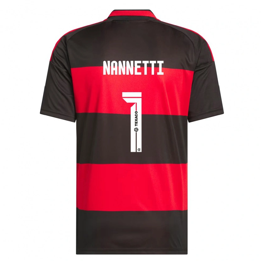 Danxen Herren Léo Nannetti #1 Rot Schwarz Weiß Heimtrikot Trikot 2026/27 T-Shirt Österreich