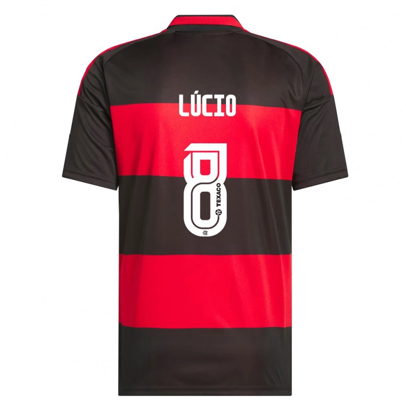 Danxen Herren Pablo Lúcio #8 Rot Schwarz Weiß Heimtrikot Trikot 2026/27 T-Shirt Österreich