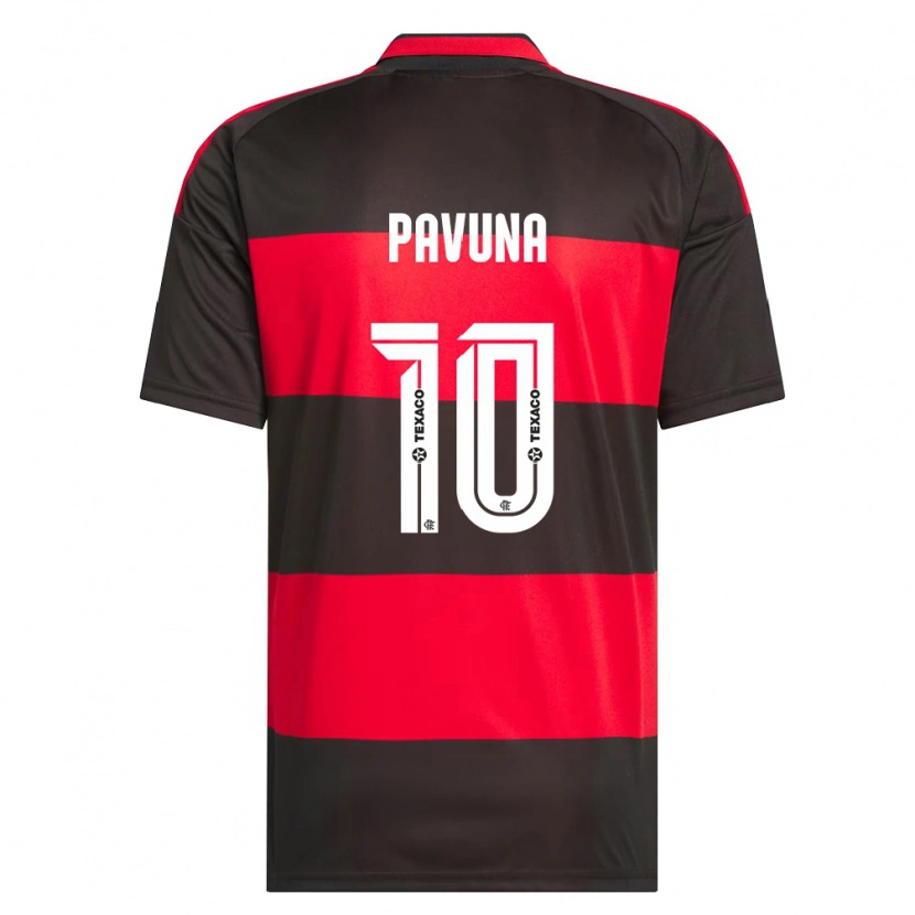Danxen Herren Kauã Pavuna #10 Rot Schwarz Weiß Heimtrikot Trikot 2026/27 T-Shirt Österreich