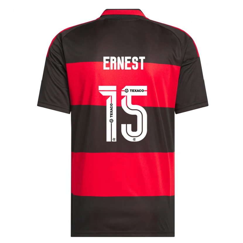 Danxen Herren Ernest Muñoz Mellis #15 Rot Schwarz Weiß Heimtrikot Trikot 2026/27 T-Shirt Österreich