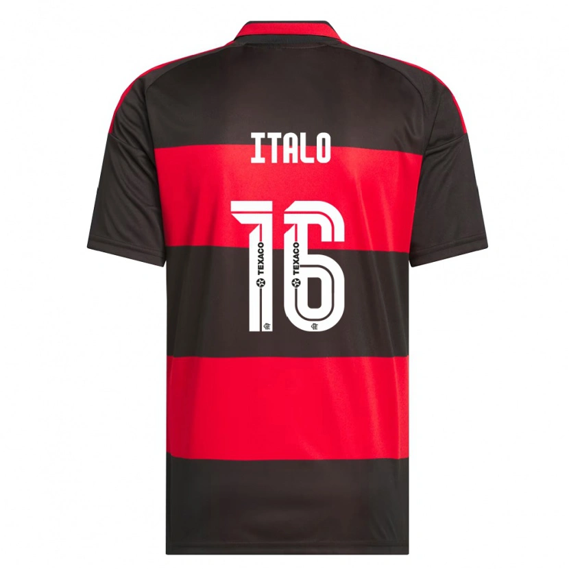 Danxen Herren Italo Pereira Dos Santos #16 Rot Schwarz Weiß Heimtrikot Trikot 2026/27 T-Shirt Österreich