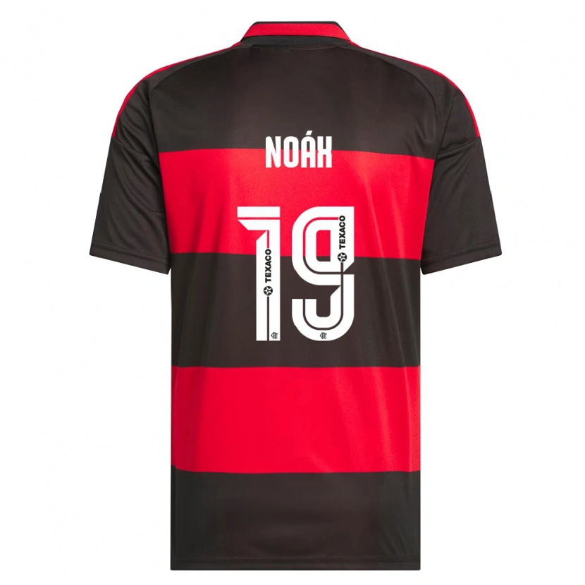 Danxen Herren Noáh Gerlach Riger Silva #19 Rot Schwarz Weiß Heimtrikot Trikot 2026/27 T-Shirt Österreich