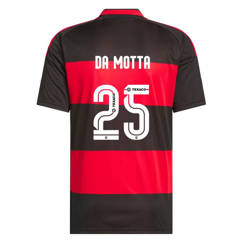 Danxen Herren Piris Da Motta #25 Rot Schwarz Weiß Heimtrikot Trikot 2026/27 T-Shirt Österreich