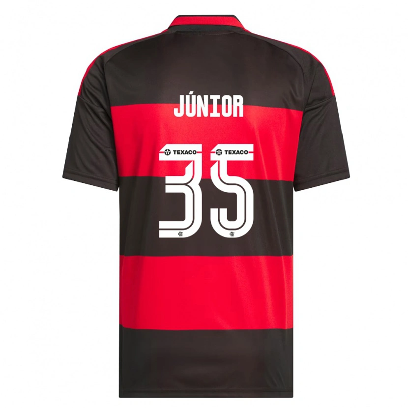 Danxen Herren Kaylaine Júnior #35 Rot Schwarz Weiß Heimtrikot Trikot 2026/27 T-Shirt Österreich