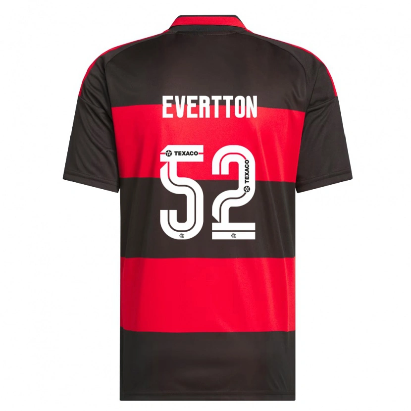 Danxen Herren Evertton Araújo #52 Rot Schwarz Weiß Heimtrikot Trikot 2026/27 T-Shirt Österreich