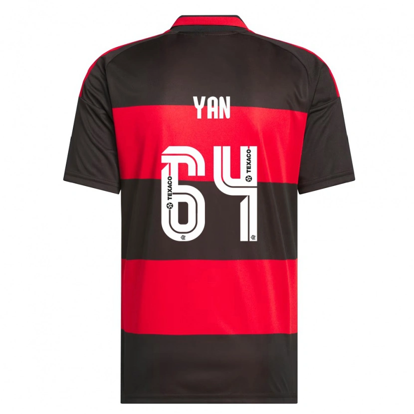 Danxen Herren Wallace Yan #64 Rot Schwarz Weiß Heimtrikot Trikot 2026/27 T-Shirt Österreich