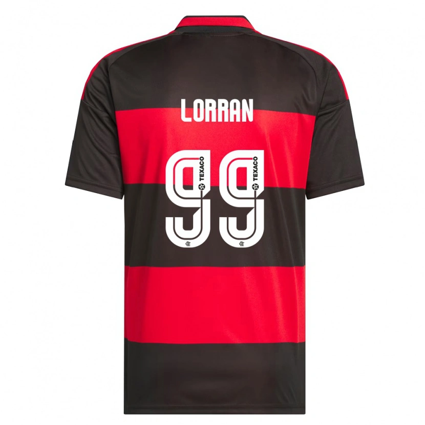 Danxen Herren Lorran Lucas Pereira De Sousa #99 Rot Schwarz Weiß Heimtrikot Trikot 2026/27 T-Shirt Österreich
