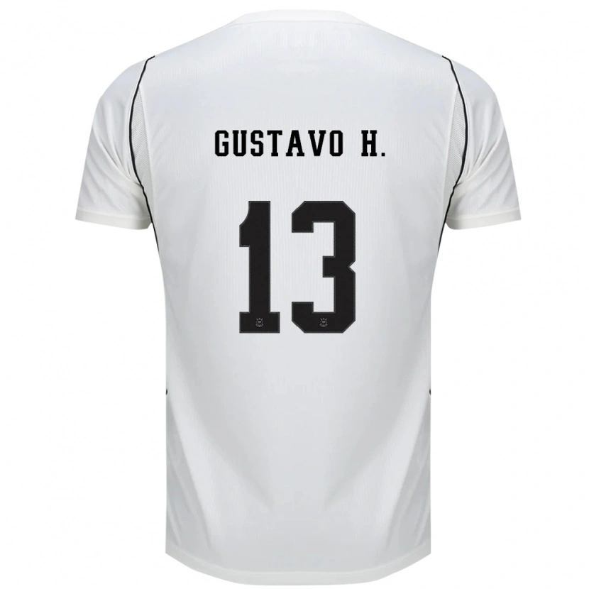 Danxen Herren Gustavo Henrique #13 Weiß Schwarz Rot Heimtrikot Trikot 2026/27 T-Shirt Österreich