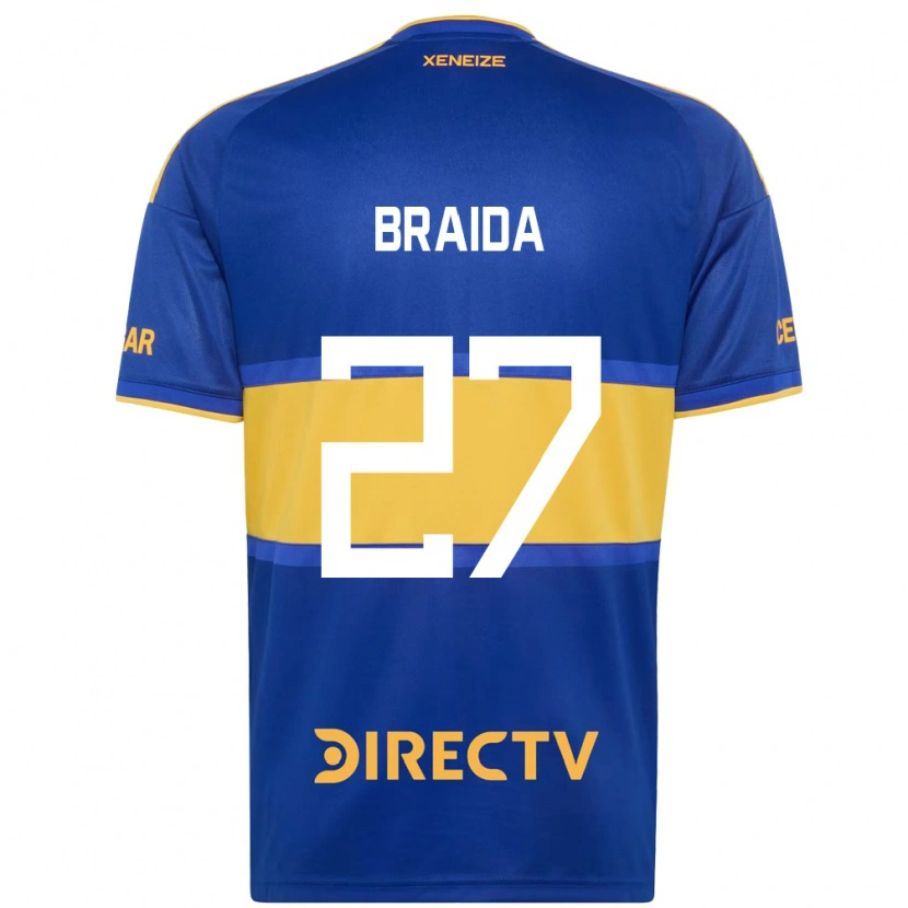 Danxen Herren Malcom Braida #27 Königsblau Gelb Heimtrikot Trikot 2026/27 T-Shirt Österreich