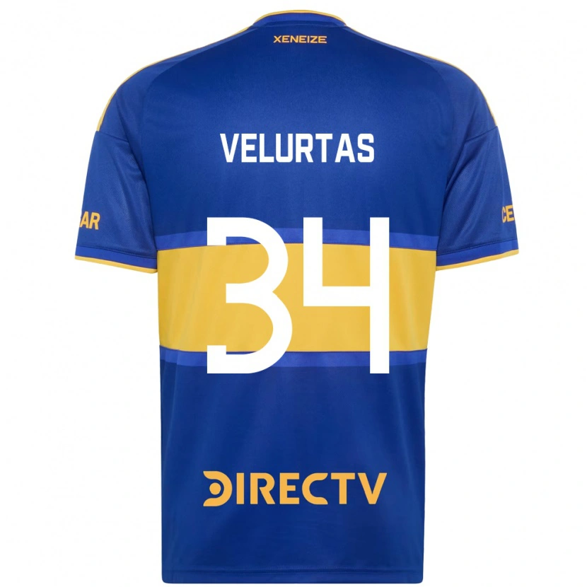 Danxen Herren Pedro Velurtas #34 Königsblau Gelb Heimtrikot Trikot 2026/27 T-Shirt Österreich
