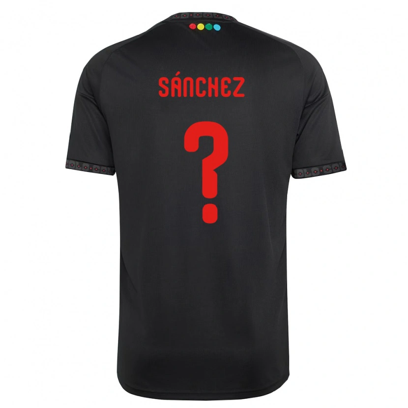 Danxen Herren Bastian Sánchez #0 Schwarz Rot Auswärtstrikot Trikot 2026/27 T-Shirt Österreich