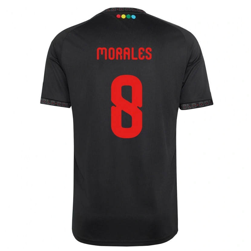 Danxen Herren Cristopher Morales #8 Schwarz Rot Auswärtstrikot Trikot 2026/27 T-Shirt Österreich
