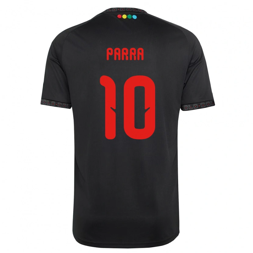Danxen Herren Pablo Parra #10 Schwarz Rot Auswärtstrikot Trikot 2026/27 T-Shirt Österreich