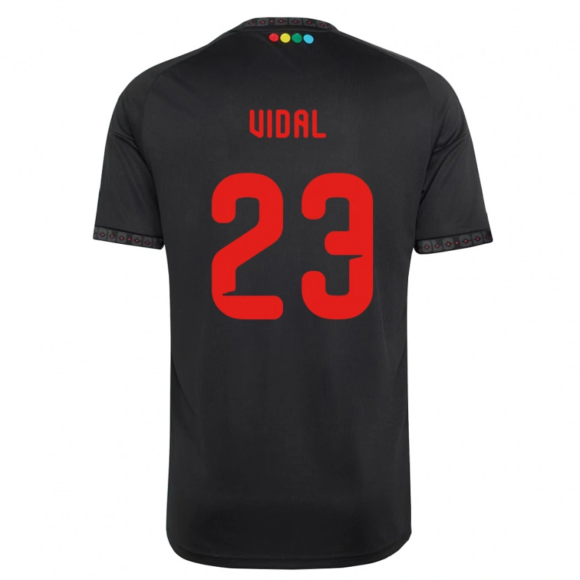 Danxen Herren Arturo Vidal #23 Schwarz Rot Auswärtstrikot Trikot 2026/27 T-Shirt Österreich