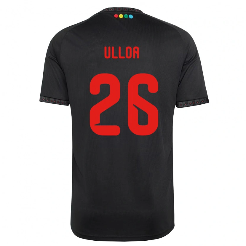 Danxen Herren Diego Ulloa #26 Schwarz Rot Auswärtstrikot Trikot 2026/27 T-Shirt Österreich