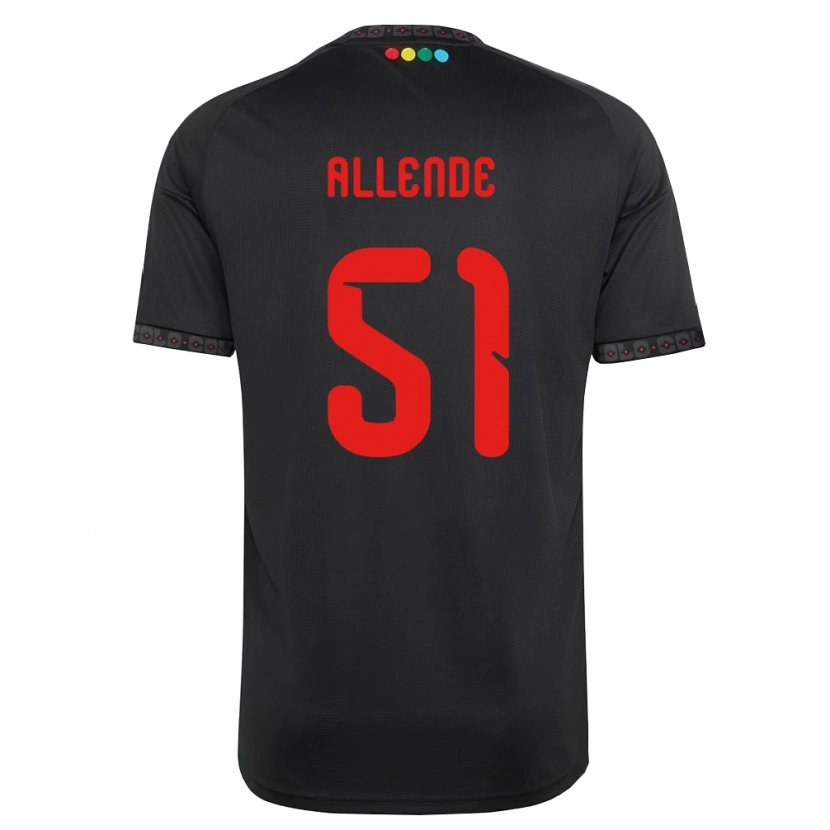 Danxen Herren Pierre Allende #51 Schwarz Rot Auswärtstrikot Trikot 2026/27 T-Shirt Österreich