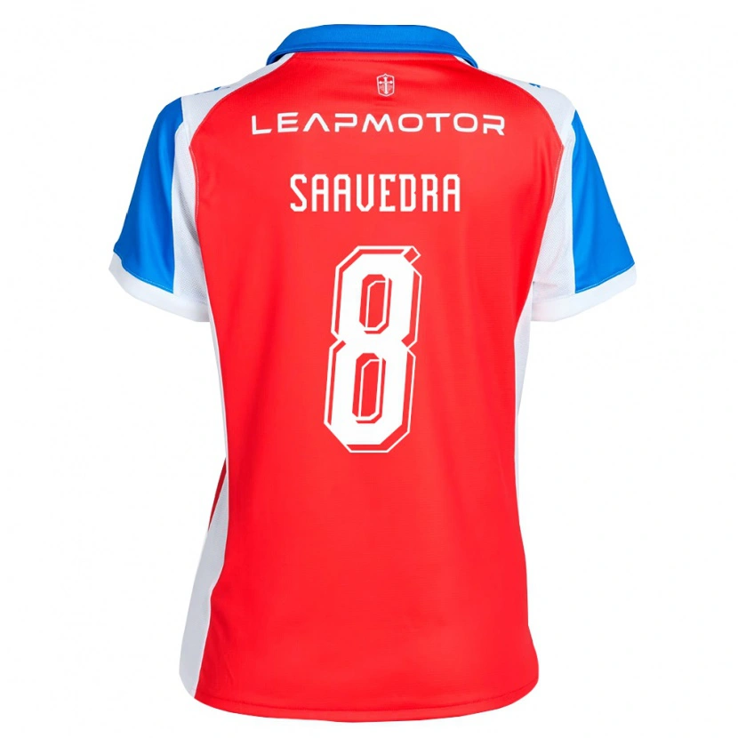 Danxen Herren Ignacio Saavedra #8 Rot Blau Auswärtstrikot Trikot 2026/27 T-Shirt Österreich