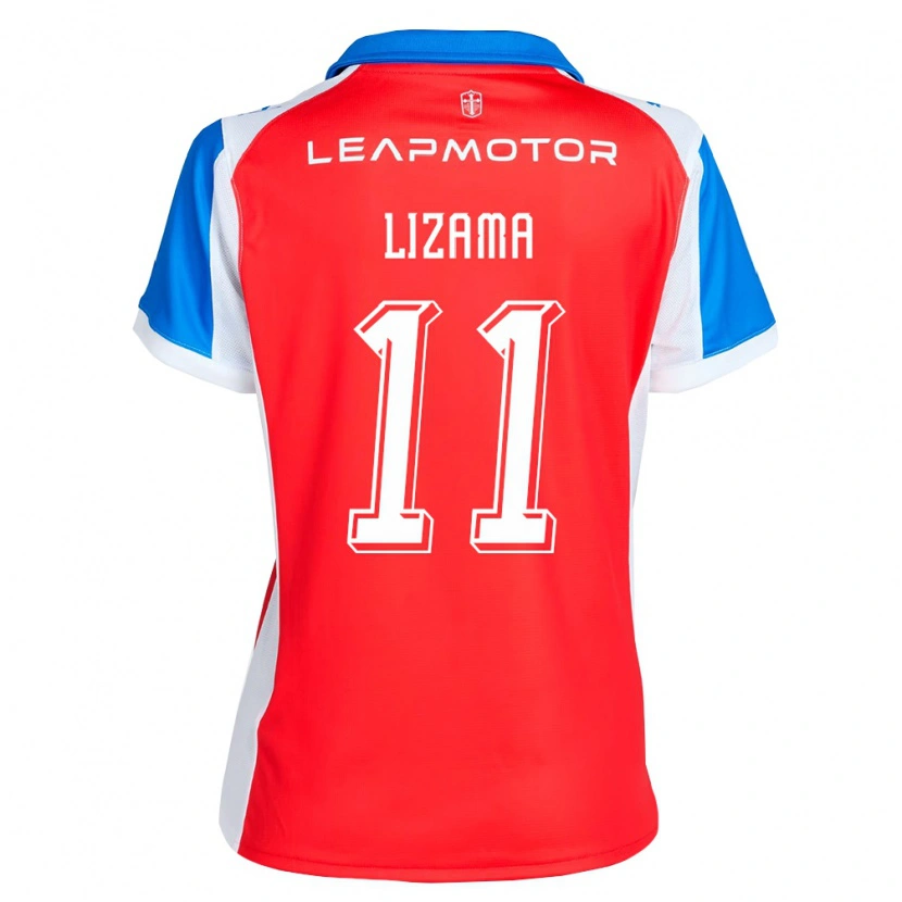 Danxen Herren Bayron Lizama #11 Rot Blau Auswärtstrikot Trikot 2026/27 T-Shirt Österreich