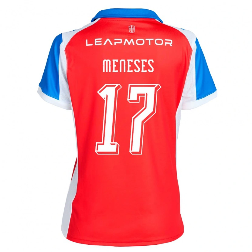 Danxen Herren Joaquín Meneses #17 Rot Blau Auswärtstrikot Trikot 2026/27 T-Shirt Österreich