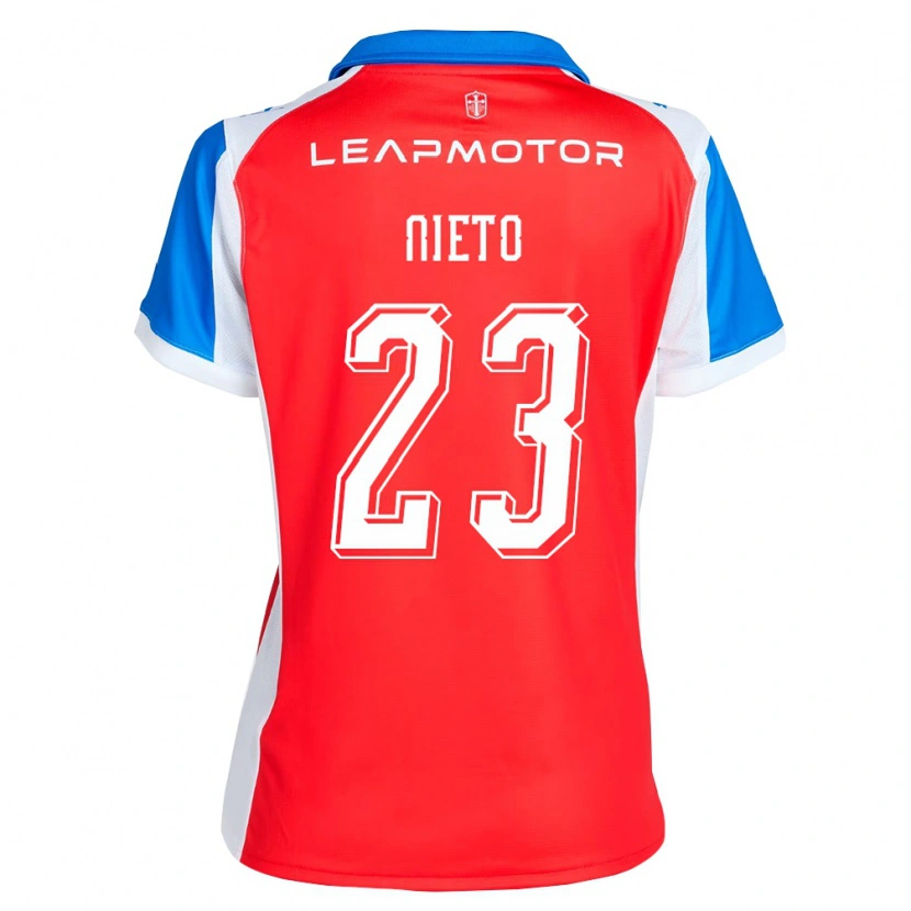 Danxen Herren Byron Nieto #23 Rot Blau Auswärtstrikot Trikot 2026/27 T-Shirt Österreich