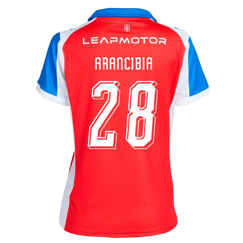 Danxen Herren Francisco Arancibia #28 Rot Blau Auswärtstrikot Trikot 2026/27 T-Shirt Österreich