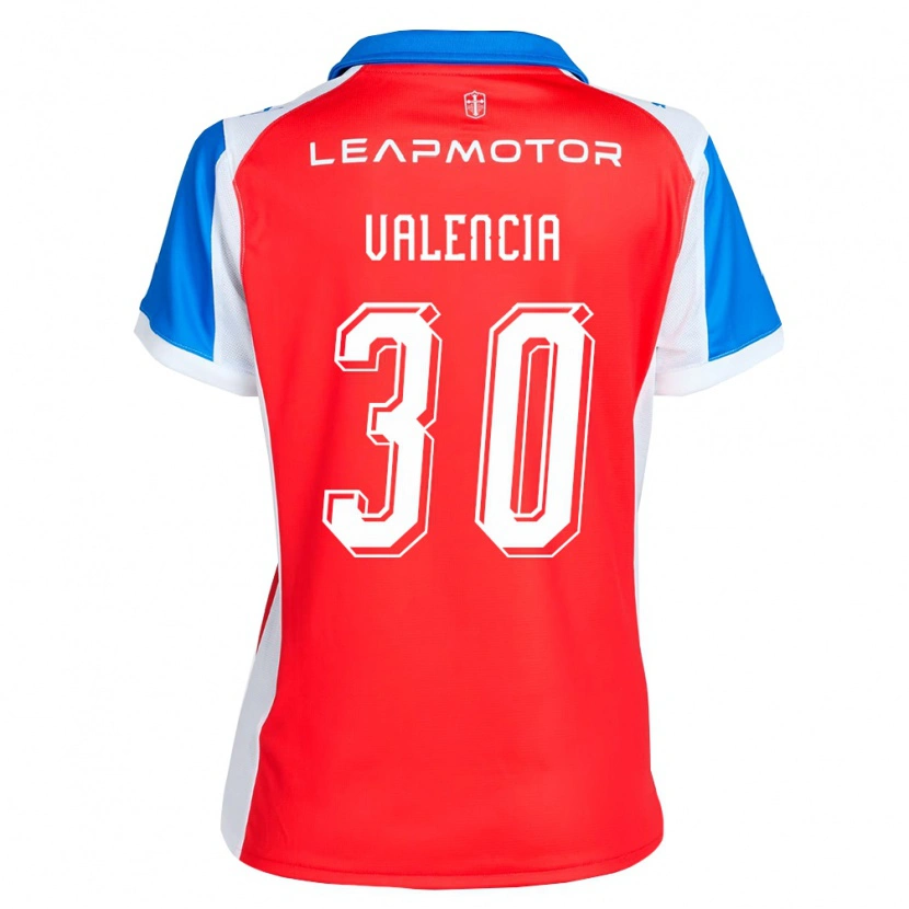 Danxen Herren Diego Valencia #30 Rot Blau Auswärtstrikot Trikot 2026/27 T-Shirt Österreich