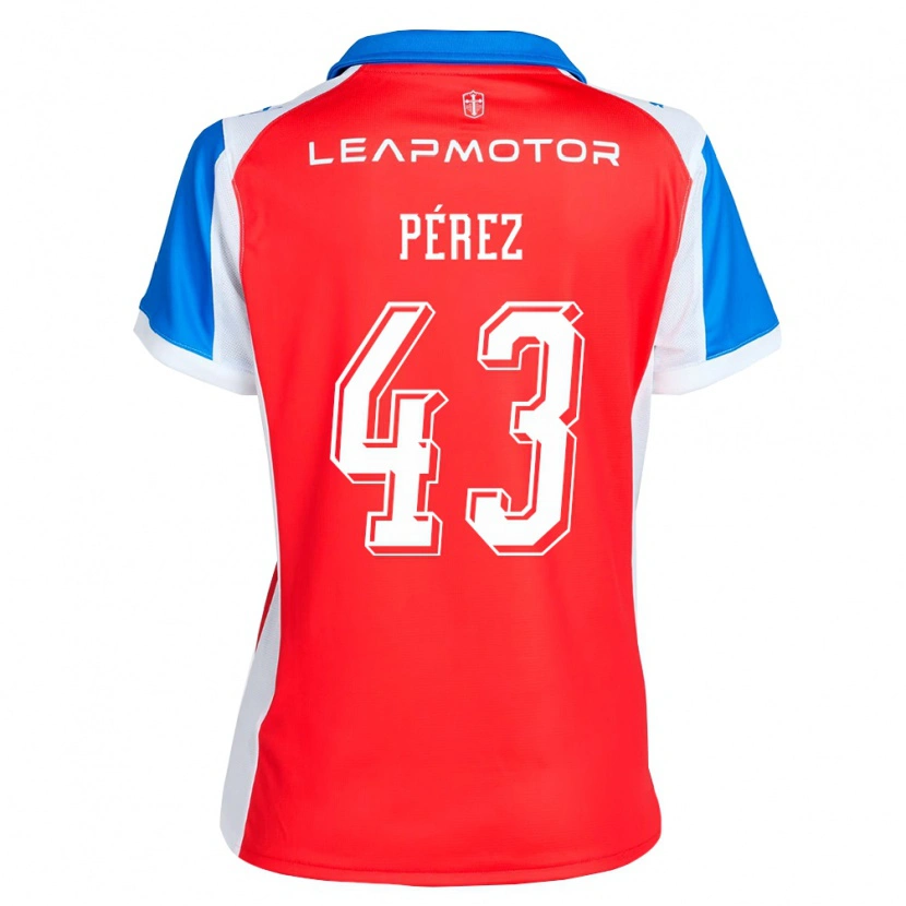 Danxen Herren Amaro Pérez #43 Rot Blau Auswärtstrikot Trikot 2026/27 T-Shirt Österreich