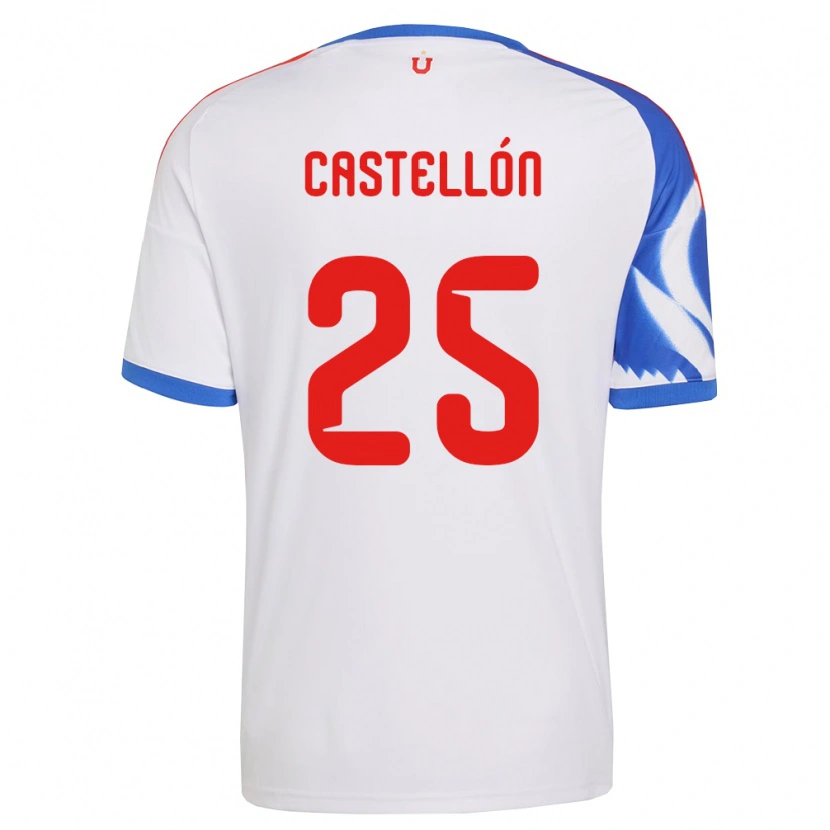 Danxen Herren Gabriel Castellón #25 Weiß Marineblau Auswärtstrikot Trikot 2026/27 T-Shirt Österreich