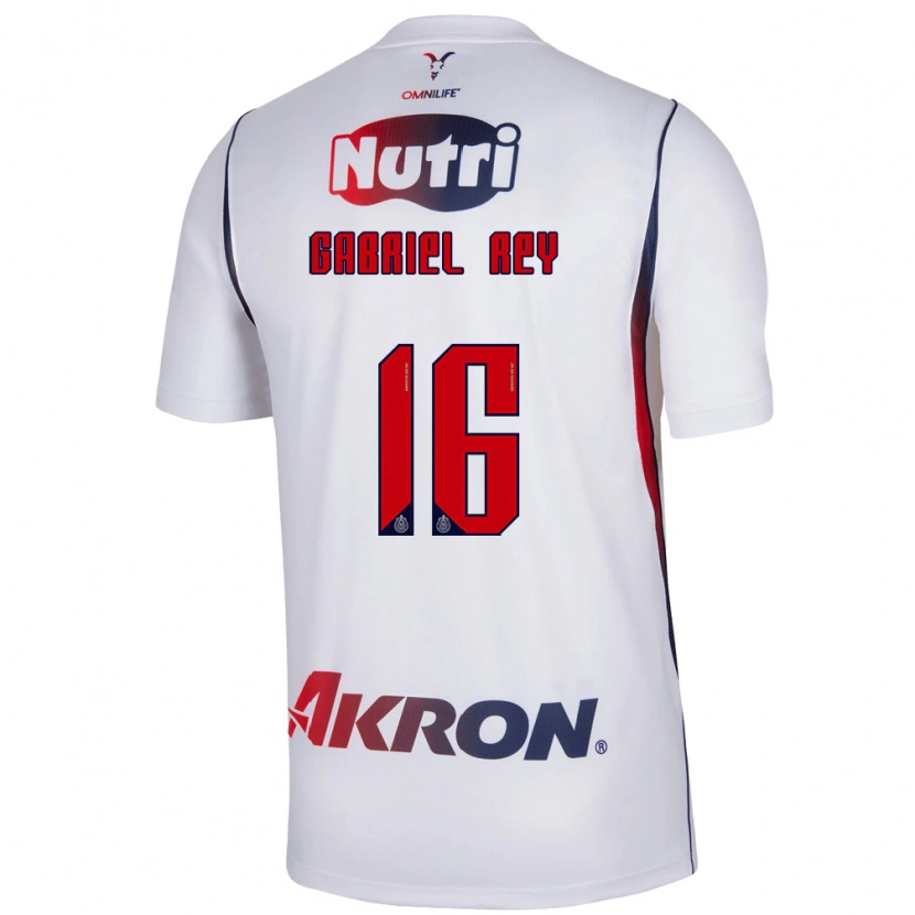 Danxen Herren Luis Gabriel Rey #16 Rot Weiß Marineblau Auswärtstrikot Trikot 2026/27 T-Shirt Österreich