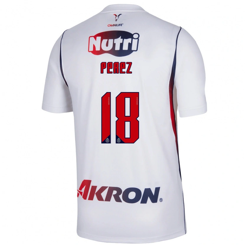 Danxen Herren Jonathan Pérez #18 Rot Weiß Marineblau Auswärtstrikot Trikot 2026/27 T-Shirt Österreich
