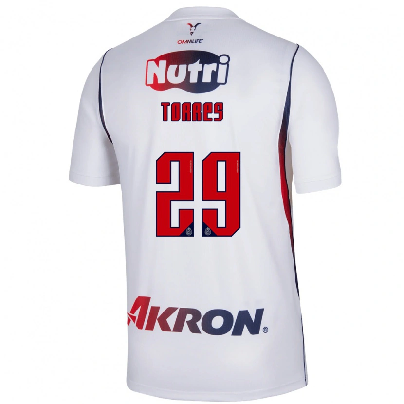 Danxen Herren Alan Torres #29 Rot Weiß Marineblau Auswärtstrikot Trikot 2026/27 T-Shirt Österreich