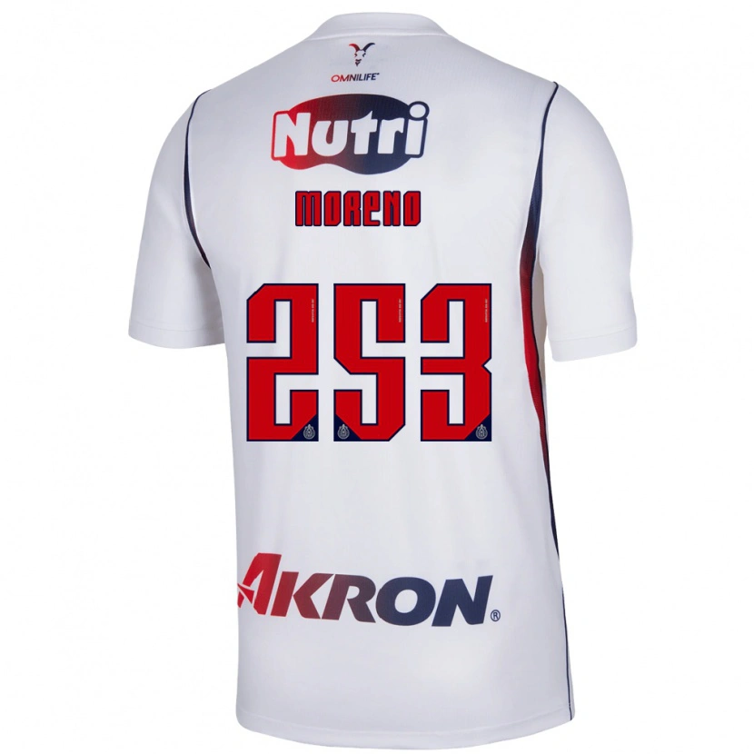 Danxen Herren Leonel Moreno #253 Rot Weiß Marineblau Auswärtstrikot Trikot 2026/27 T-Shirt Österreich