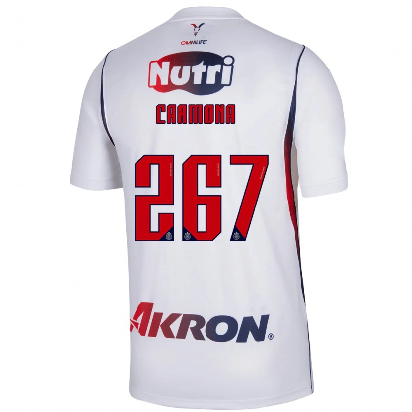Danxen Herren Jesús Carmona #267 Rot Weiß Marineblau Auswärtstrikot Trikot 2026/27 T-Shirt Österreich