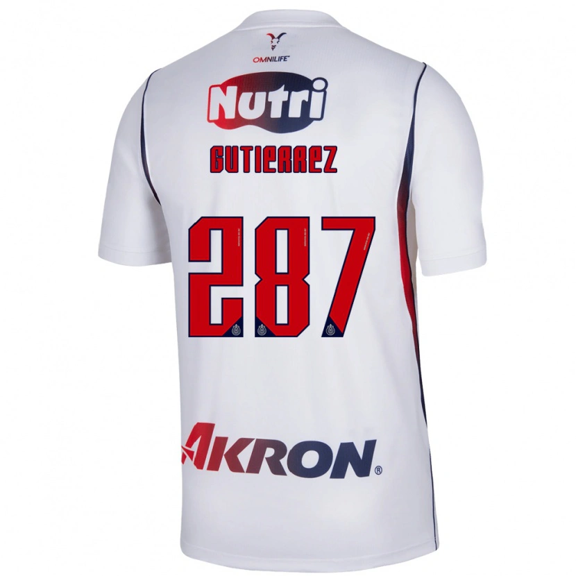 Danxen Herren Gerson Gutiérrez #287 Rot Weiß Marineblau Auswärtstrikot Trikot 2026/27 T-Shirt Österreich