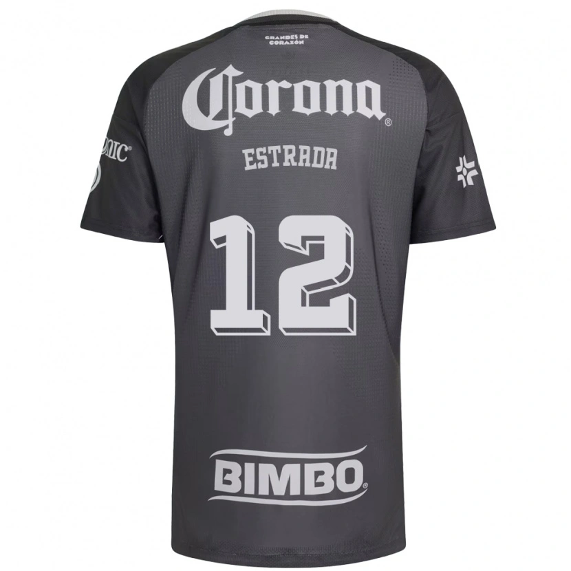 Danxen Herren Jonathan Estrada #12 Grau Weiß Schwarz Auswärtstrikot Trikot 2026/27 T-Shirt Österreich