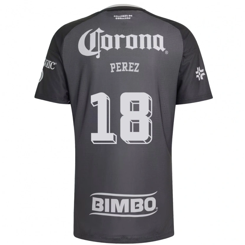 Danxen Herren Amanda Perez #18 Grau Weiß Schwarz Auswärtstrikot Trikot 2026/27 T-Shirt Österreich