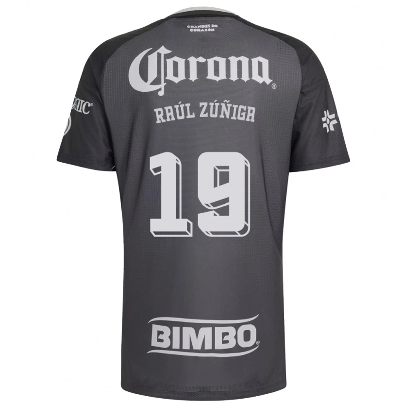 Danxen Herren José Raúl Zúñiga #19 Grau Weiß Schwarz Auswärtstrikot Trikot 2026/27 T-Shirt Österreich