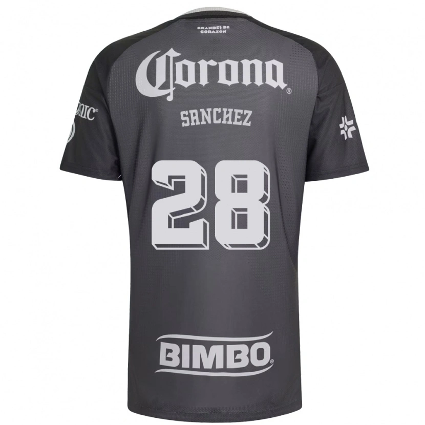 Danxen Herren Érick Sánchez #28 Grau Weiß Schwarz Auswärtstrikot Trikot 2026/27 T-Shirt Österreich