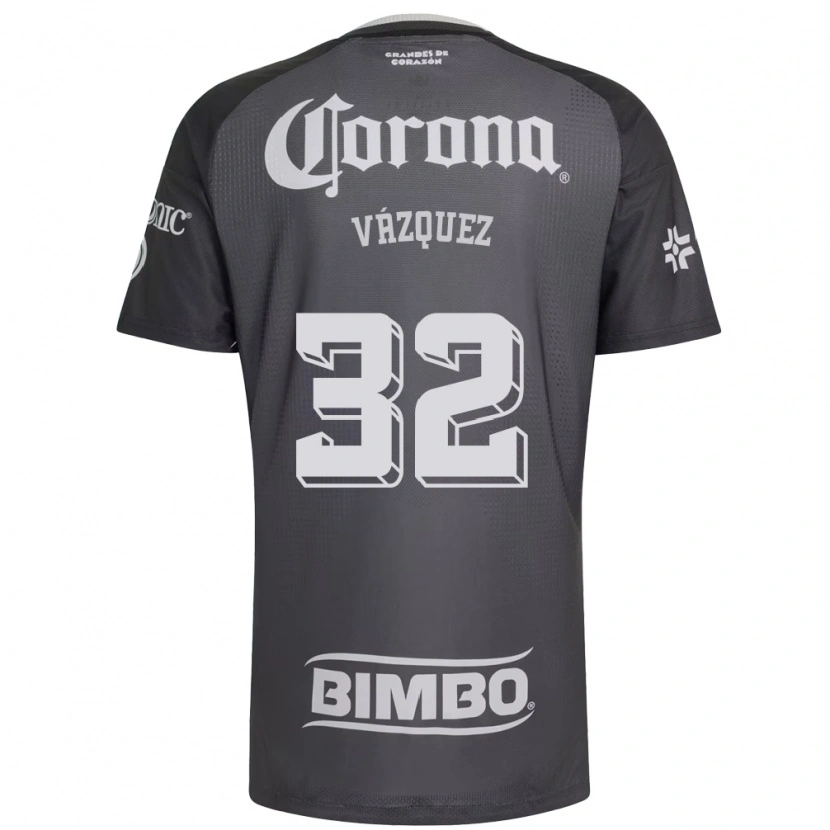 Danxen Herren Miguel Vázquez #32 Grau Weiß Schwarz Auswärtstrikot Trikot 2026/27 T-Shirt Österreich