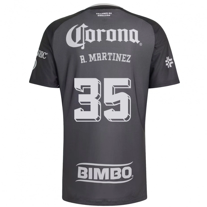 Danxen Herren Arturo Martínez #35 Grau Weiß Schwarz Auswärtstrikot Trikot 2026/27 T-Shirt Österreich