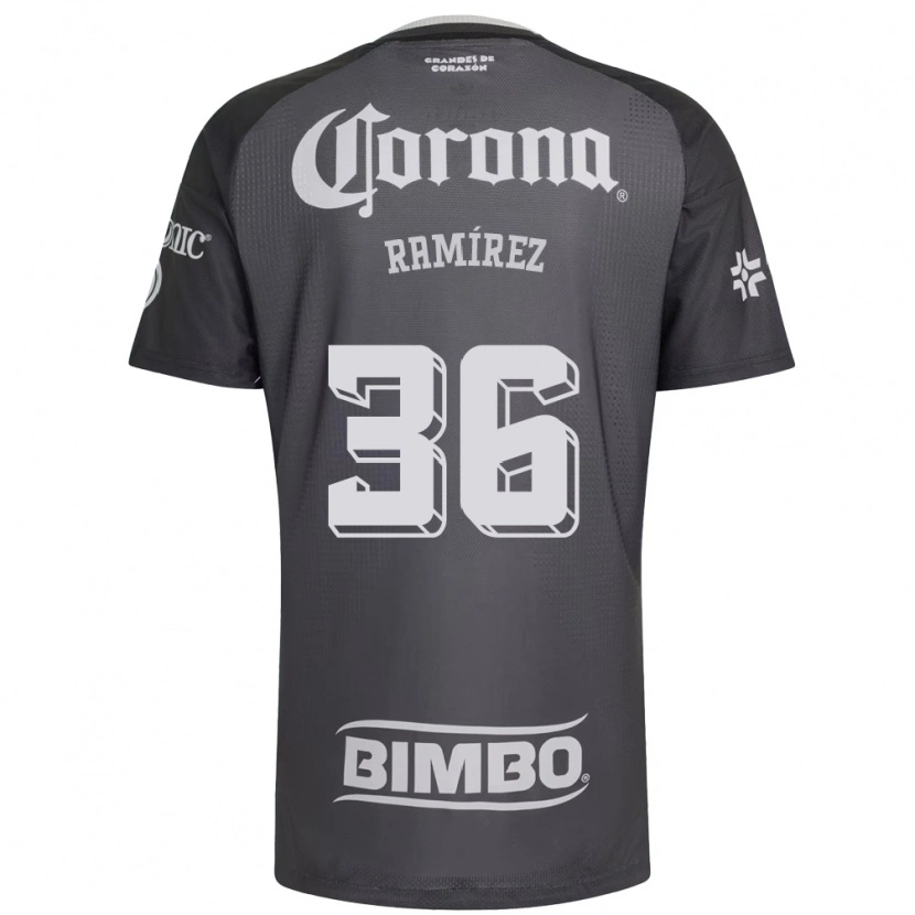 Danxen Herren Miguel Ramírez #36 Grau Weiß Schwarz Auswärtstrikot Trikot 2026/27 T-Shirt Österreich