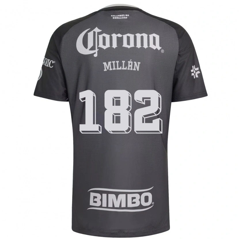 Danxen Herren Daniel Millán #182 Grau Weiß Schwarz Auswärtstrikot Trikot 2026/27 T-Shirt Österreich