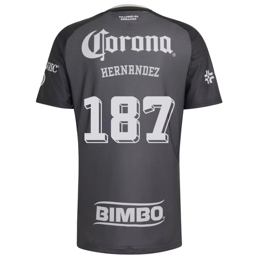 Danxen Herren Miguel Hernández #187 Grau Weiß Schwarz Auswärtstrikot Trikot 2026/27 T-Shirt Österreich