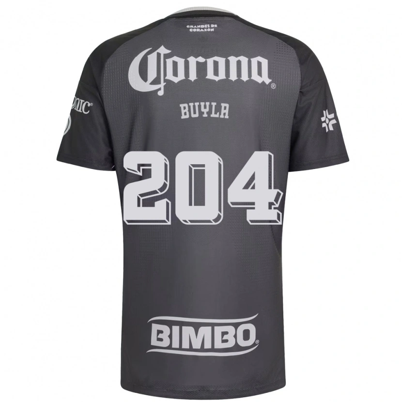 Danxen Herren Hugo Buyla #204 Grau Weiß Schwarz Auswärtstrikot Trikot 2026/27 T-Shirt Österreich