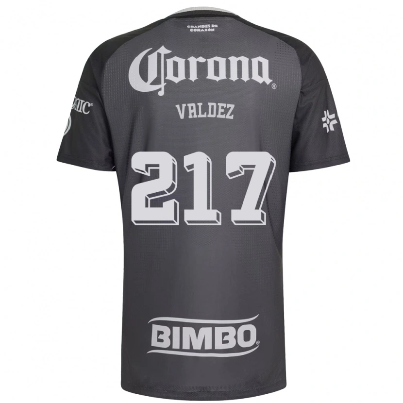 Danxen Herren Víctor Valdez #217 Grau Weiß Schwarz Auswärtstrikot Trikot 2026/27 T-Shirt Österreich