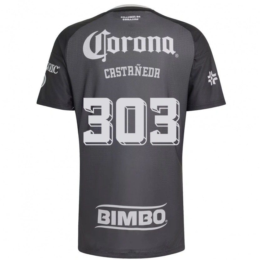 Danxen Herren Luis Castañeda #303 Grau Weiß Schwarz Auswärtstrikot Trikot 2026/27 T-Shirt Österreich